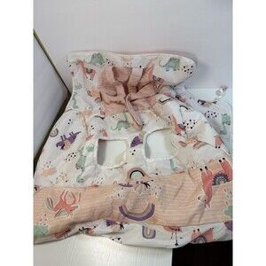 GO By Goldbug 2 In 1 Shopping Cart, High Chair Cover Unicorn Llama Dino